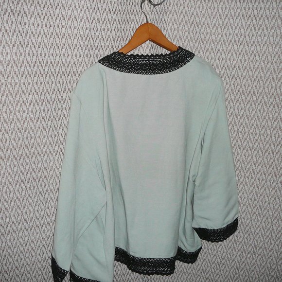 Linen Blazer 3/4 Sleeve Plus size 3X NWT - Picture 6 of 8